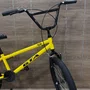 Bicicleta GTA Aro 20 BMX Flip Amarelo com Preto