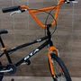 Bicicleta GTA Aro 20 BMX Flip Preto com Laranja