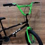 Bicicleta GTA Aro 20 BMX Flip Preto com Verde