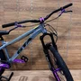 Bicicleta GTA Aro 26 Gravity Freeride Single Cinza com Violeta
