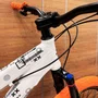 Bicicleta GTA Aro 26 Rebel Freeride 21v Freio Disco Branco com Laranja