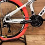 Bicicleta GTA Aro 26 Rebel Freeride 21v Freio Disco Branco com Vermelho tam 13,5