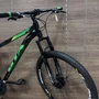 Bicicleta GTA Aro 29 Start 21v Freio Disco Preto com Verde Tam 17