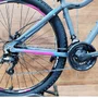Bicicleta GTA Aro 29 Start Fem 21v Freio Disco Cinza com Rosa Tam 15,5