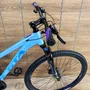 Bicicleta GTA Aro 29 Start Feminina 21v Freio Disco Azul com Roxo Tam 15,5