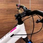 Bicicleta GTA Aro 29 Start Feminina 21v Freio Disco Branco com Cinza e Rosa tam 15,5