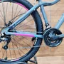 Bicicleta GTA Aro 29 Start Feminina 21v Freio Disco Cinza com Rosa Tam 15,5