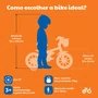 Bicicleta Nathor Aro 12 Cat Rosa com Lilás