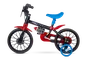 Bicicleta Nathor Aro 12 Mechanic Preto com Vermelho
