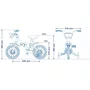 Bicicleta Nathor Aro 12 Fireman Vermelho com Azul