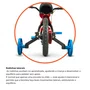 Bicicleta Nathor Aro 12 Fireman Vermelho com Azul
