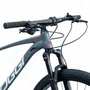 Bicicleta Oggi Aro 29 7.2 Deore 12v Grafite com Vermelho e Cinza Tam 17