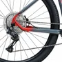 Bicicleta Oggi Aro 29 7.2 Deore 12v Grafite com Vermelho e Cinza Tam 17