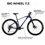 Bicicleta OggiI Aro 29 7.3 Deore 12V Azul com Cinza TAM 19