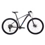 Bicicleta Oggi Aro 29 Hacker HDS 8v Shimano Essa Grafite com Azul e Preto Tam 19