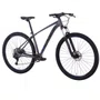 Bicicleta Oggi Aro 29 Hacker HDS 8v Shimano Essa Grafite com Azul e Preto Tam 19