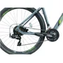Bicicleta Oggi Aro 29 Hacker Sport 21v Grafite Verde e Preto Tam 17