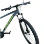 Bicicleta Oggi Aro 29 Hacker Sport 21v Grafite Verde e Preto Tam 15