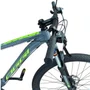 Bicicleta Oggi Aro 29 Hacker Sport 21v Grafite Verde e Preto Tam 15