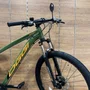 Bicicleta Oggi Aro 29 Hacker Sport 21v Verde com Laranja e Preto Tam 15