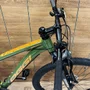 Bicicleta Oggi Aro 29 Hacker Sport 21v Verde com Laranja e Preto Tam 17