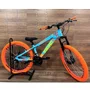 Bicicleta Viking Aro 26 Dirt JTuff25 21V Freio Disco Azul com Laranja e Amarelo