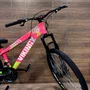 Bicicleta Viking Aro 26 Dirt JTuff25 21V Freio Disco Rosa com Branco e Verde