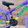 Bicicleta Viking Aro 26 Dirt JTuff25 21V Freio Disco Roxo com Amarelo