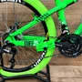 Bicicleta Viking Aro 26 Dirt JTuff25 21V Freio Disco Verde Neon Com Verde