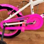 Bicicleta Wendy Aro 16 Feminina com Cesta Branco com Rosa