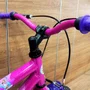 Bicicleta Wendy Aro 16 Feminina com Cesta Pink com Violeta