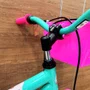 Bicicleta Wendy Aro 16 Feminina com Cesta Verde Aniz com Rosa
