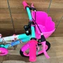 Bicicleta Wendy Aro 16 Feminina com Cesta Verde Aniz com Rosa