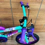 Bicicleta Wendy Aro 16 Feminina com Cesta Verde Aniz com Violeta