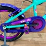 Bicicleta Wendy Aro 16 Feminina com Cesta Verde Aniz com Violeta