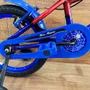 Bicicleta Wendy Aro 16 Masculino Azul com Vermelho