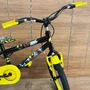 Bicicleta Wendy Aro 16 Masculino Preto com Amarelo