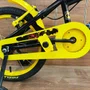 Bicicleta Wendy Aro 16 Masculino Preto com Amarelo