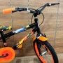 Bicicleta Wendy Aro 16 Masculino Preto com Laranja