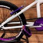 Bicicleta Wendy Aro 20 Feminina Com Cesta Branco com Violeta