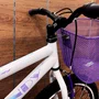 Bicicleta Wendy Aro 20 Feminina Com Cesta Branco com Violeta