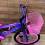 Bicicleta Wendy Aro 20 Feminina Com Cesta Lilás com Rosa