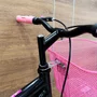 Bicicleta Wendy Aro 20 Feminina Com Cesta Preto com Rosa e Azul