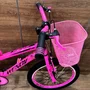 Bicicleta Wendy Aro 20 Feminina Com Cesta Rosa Chiclete com Rosa
