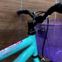 Bicicleta Wendy Aro 20 Feminina Com Cesta Verde Aniz com Violeta