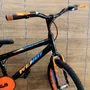 Bicicleta Wendy Aro 20 Masculino Preto com Laranja
