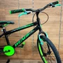 Bicicleta Wendy Aro 20 Masculino Preto com Verde