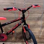 Bicicleta Wendy Aro 20 Masculino Preto com Vermelho