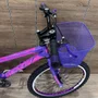 Bicicleta Wendy Aro 24 18M Feminina Com Cesta Lilás com Violeta