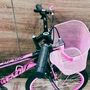 Bicicleta Wendy Aro 24 18M Feminina Com Cesta Preto com Rosa